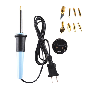 Kit de Herramientas de Pirograbado de Alta Calidad con Temperatura Ajustable para Pinceles de Grabado, Utilizado <span class=keywords><strong>en</strong></span> Artesanías de <span class=keywords><strong>Cuero</strong></span> y Proyectos de Arte DIY - Product Image 1