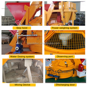 เครื่องผสมคอนกรีต1250L ระบบดาวเคราะห์ gaodetec พร้อมลิฟต์สำหรับการผสมคอนกรีตสำเร็จรูป - Product Image 5