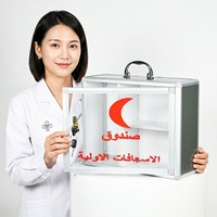 Boîte à médicaments portable en alliage d'aluminium avec serrure à clé, style tendance, pour les prisons et les établissements gouvernementaux