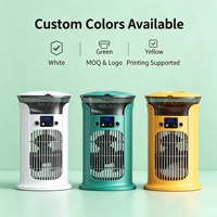 Ventilateur brumisateur portable YULU pour camping en extérieur, avec écran LED, pour patio et pique-nique estival