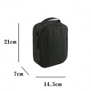 Étui de voyage électronique portable en nylon, organiseur de câbles, petite pochette de rangement pour accessoires technologiques, idéal pour les cadeaux promotionnels - Product Image 4