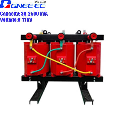 350kva 630 Kva Dry Transformer 100% Copper Flyback Topology Coil Shape 50Hz Frequency 208V Dry Type Electrical Step Transformer