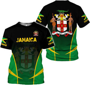 Wholesale High Quality <strong>Clothing</strong> Jamaica Short Sleeved Jamaica t Shirt <strong>Jamaican</strong> <strong>Clothing</strong> - Product Image 4