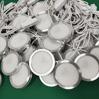 Lampu LED USB 5V 3 Warna untuk di Bawah Kabinet, Lampu Puck LED, Kit Lampu Printer 3D untuk Dekorasi Rumah DIY