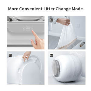 Slimme Automatische Kattentoilet Automatische Zelfreinigende Kattenbak Hot Selling - Product Image 6