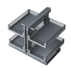 HNOSS Multifunction Revolving Magic <strong>Corner</strong> Basket Pull Out Shelf Kitchen <strong>Corner</strong> <strong>Unit</strong> - Product Image 6