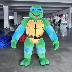 2.2 मीटर पैदल चलने कस्टम प्लग फरेबल नीरजा टटल मस्कट पोशाक प्रभाव बिक्री के लिए कार्टून एनीमेशन शैली पोशाक - Product Image 5