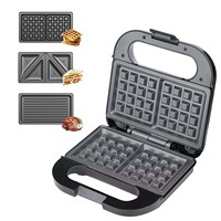 Machine à gaufres et sandwichs multifonctionnelle 750 Watts pour la maison, vente en gros