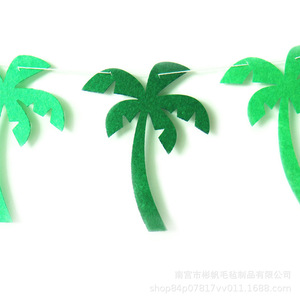 Dschungel <span class=keywords><strong>Safari</strong></span> Thema umwelt freundliche Filz Schildkröte Blatt Banner Luxus langlebig alles Gute zum Geburtstag Foto Requisiten Halloween Hawaiian Diwali - Product Image 6