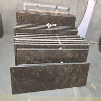 Dalles et carreaux en marbre Emperador foncé / marbre Emperador foncé poli - Pierre naturelle de haute qualité pour la décoration intérieure de luxe