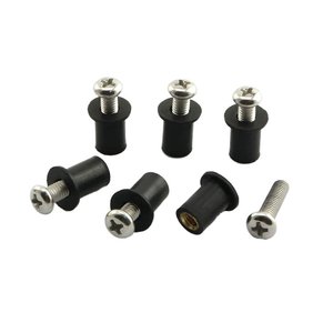 Tuercas de Goma Métricas M8 de Acero al por Mayor en Stock para Suministro de Fabricación de Estructuras de Acero - Product Image 1