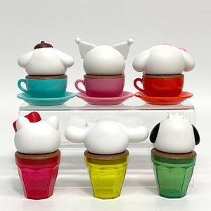 Venta al por mayor taza de café Kulomi adivinación Melody Pacha animación dibujos animados lindo PVC modelo <span class=keywords><strong>muñeca</strong></span> - Product Image 5