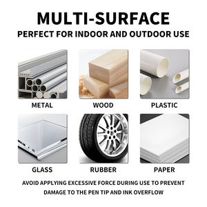 SIPA SP136 stylos marqueurs industriels Offre Spéciale de Base de xylène peinture permanente étanche pour pneu en béton métallique toute Surface - Product Image 4