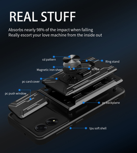 เคสโทรศัพท์มือถือ C53รุ่นใหม่ <span class=keywords><strong>OPPO</strong></span> A36-4G/A96-4G/A76-4G อเนกประสงค์ช่องเสียบการ์ดแม่เหล็กเคสป้องกัน - Product Image 4