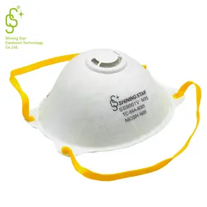 Free Sample Disposable Anti Dust Mask N95 Head Strap Face Mask Cup Shape Non-woven Mask N95