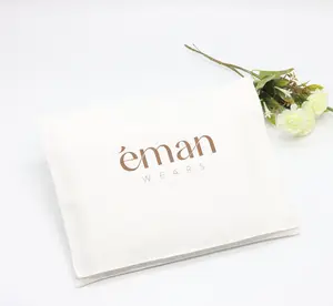 Logo Design Custom Cotton Canvas Velvet Dust bags Gift Packaging Jewelry Pouch Envelope Mailing Flip Bag For Clothes