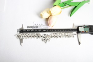 Chaîne en métal <span class=keywords><strong>marquise</strong></span> 7x15 avec strass en <span class=keywords><strong>verre</strong></span> pour empeignes de chaussures, garnitures de robes, accessoires de couture - Product Image 4