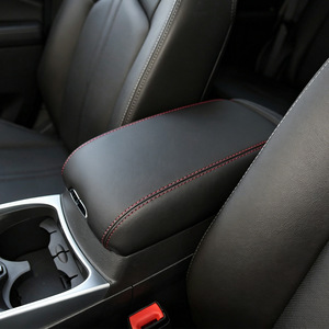 Funda para Reposabrazos de Cadillac SRX 2010-2016, Cubierta de Microfibra de Cuero Auténtico para la Consola Central - Product Image 2