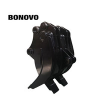 BONOVO Grappin forestier pour excavatrice à prix abordable avec moteur pour excavatrices de 1 à 2 tonnes Garantie 1 an 100% OEM