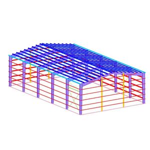 Bâtiment à structure en acier préfabriqué <span class=keywords><strong>Garage</strong></span> Hangar de stockage Bâtiment en métal Entrepôt Hangar Kit Grange - Product Image 1