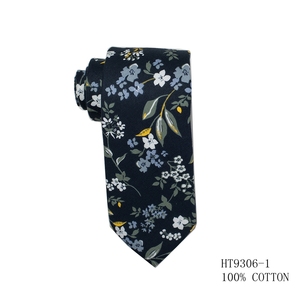 <span class=keywords><strong>Cravate</strong></span> Homme en Coton Motif Floral Denim <span class=keywords><strong>Fleur</strong></span> Pivoine Rose et <span class=keywords><strong>Cravate</strong></span> Bleue Vente en Gros - Product Image 6