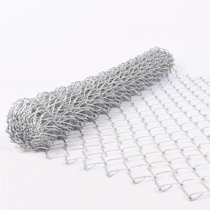 High Tensile Hot Dipped Galvanized Crimped Mesh Fence Customized 50mm*50mm Aperture 16 17 Gauge <strong>Diamond</strong> <strong>Chain</strong> <strong>Link</strong> Fence - Product Image 1