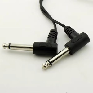 Adaptateur audio Y en Y, <span class=keywords><strong>mini</strong></span> <span class=keywords><strong>jack</strong></span> femelle stéréo TRS 3,5 mm (1/8 pouce) vers double <span class=keywords><strong>jack</strong></span> mâle mono <span class=keywords><strong>TS</strong></span> 6,35 mm (1/4 pouce) coudé, câble de 20 cm - Product Image 4