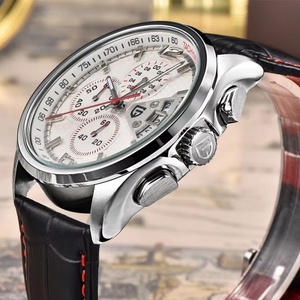 นาฬิกา PAGANI DESIGN รุ่น PD-3306 นาฬิกาสปอร์ตผู้ชายมัลติฟังก์ชั่นกันน้ำ นาฬิกาโครโนกราฟ สายหนัง ควอตซ์ Relogio Masculino - Product Image 3