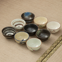 Lot de 8 bols à thé en céramique à la fraise avec logo personnalisé outil de matcha traditionnel japonais avec mélangeurs en PC ensemble d'outils de matcha frais