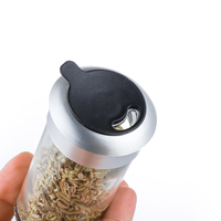 Récipient d'assaisonnement moderne OEM Set de salière et poivrière de cuisine Bouteille d'épices en verre