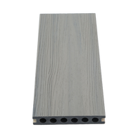 Plancher composite extérieur en WPC anti-UV, composite creux, anti-eau, haute résistance, co-extrusion