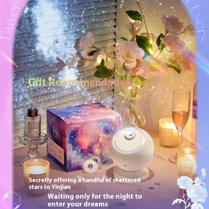 Proyector de estrellas LED OHTC E25, luz nocturna Galaxy con temporizador para decoración de habitación de niños, cama, cuerpo ABS alimentado por batería - Product Image 5