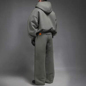 Produttore di Tute Unisex Oversize, Set di Felpa e Pantaloni in Pile Tecnico Pesante, Tuta Sportiva Oversize per Uomo - Product Image 5