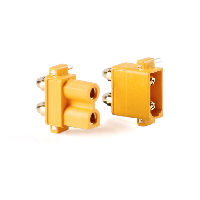 Original Genuine Xt30Pw-M/F Male On-Board Horizontal Model Aircraft Lithium Battery Controller Connector Plug Yellow