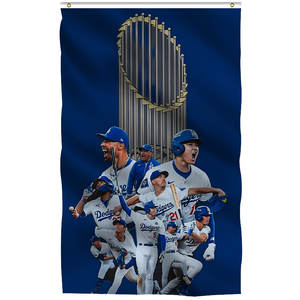 Nouveaux drapeaux MLB hybrides 3x5 pieds pour équipes de baseball, vente en gros, divers designs, <span class=keywords><strong>drapeau</strong></span> des Dodgers de <span class=keywords><strong>Los</strong></span> <span class=keywords><strong>Angeles</strong></span> 2025 - Product Image 3