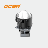 GCAR Phare Bi-LED R1 Ultra 3 pouces 85W Haute Puissance Lumière Blanche Pure 6000K Lentille Projecteur Universel pour Éclairage Extérieur Automobile