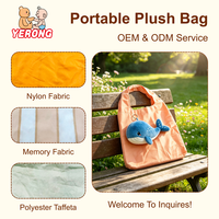 Breloque de sac en peluche personnalisée OEM, porte-clés en peluche douce, broderie de logo personnalisée, ornement suspendu pour sac, pour promotion de marque