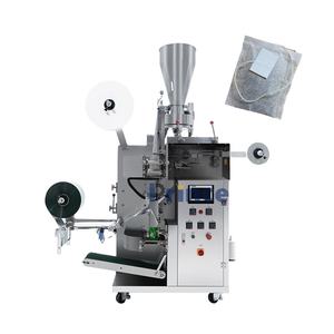 Machine d'emballage automatique de sachets de thé et de café à trois côtés scellés, alimentée par un moteur électrique, avec emballage en plastique et en cartons - Product Image 1