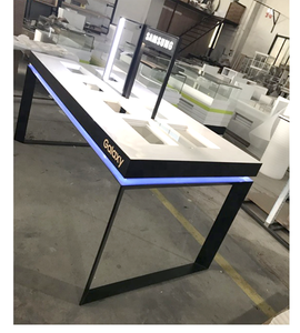 定制设计电话商店桌子，带发光二极管灯促销电话商店展示桌，顶部带价格标签 - Product Image 4