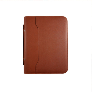 Haoran Tùy Chỉnh Chuyên Nghiệp PU Da Tổ Chức Danh Mục Đầu Tư Kinh Doanh Logo Dập Nổi Dây Kéo <span class=keywords><strong>Padfolio</strong></span> A4 Tài Liệu Máy Tính Chủ - Product Image 4