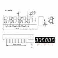 Ultra Bright 0.36 Inch White 7 Segment Led Display Digital Tube Common Cathode Anode 3661aw for Arduino Diy Project