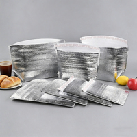 Sac isotherme pour livraison de nourriture avec logo personnalisé LH, réutilisable, imperméable