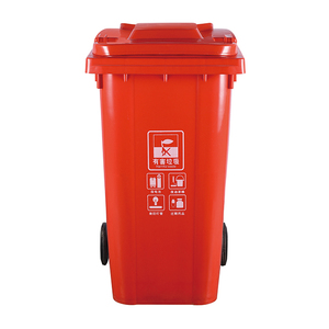 Longbang municipal vệ sinh môi trường đặc biệt Road/rác Trạm di động bao phủ 120-240-360l ngoài trời bánh thân thiện với môi nhựa - Product Image 3