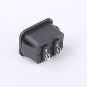 Nhà máy tùy chỉnh <span class=keywords><strong>IEC</strong></span> tiêu chuẩn 2pin AC ổ cắm C14 đầu vào ổ cắm điện AC nam Ổ cắm điện - Product Image 4