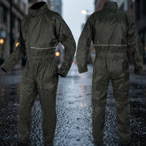 Professional <b>Summer</b> Plus Size Waterproof <b>Motorcycle</b> Rain Suit Windproof Breathable Riding Coverall Reflective OEM ODM Custom - Product Image 3