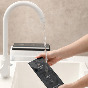 Nuovo Set di Pietre per Affilare con Base in Vetro HEZHEN per Affilare <span class=keywords><strong>Coltelli</strong></span> da Cucina # Affilatore in Corindone Bianco 3000/10000 con Scatola Multifunzionale - Product Image 6