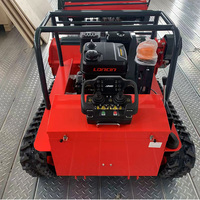 Tondeuse à gazon télécommandée robuste 15HP/16HP, moteur diesel/essence, 80cm 100cm 120cm, robot tondeuse professionnel RC