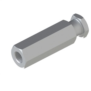 ข้อต่อแบบลอยของโรงงานแอนท์ รุ่น SREGF S45C วัสดุชนิดเชื่อมต่อแบบง่าย ขนาด L แกนยืด ข้อต่อเกลียวใน ชิ้นส่วนนิวเมติก - Product Image 2