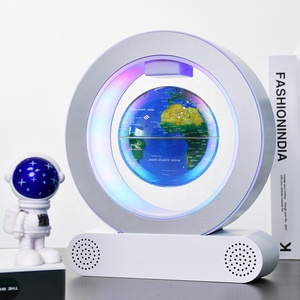 <span class=keywords><strong>Carte</strong></span> ronde du <span class=keywords><strong>monde</strong></span> globe flottant à lévitation <span class=keywords><strong>magnétique</strong></span> rotative pour décoration de bureau éducation enfants avec haut-parleur bluetooth - Product Image 3