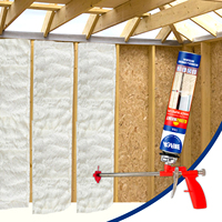 Mousse PU en spray, mousse polyuréthane monocomposant expansive pour le remplissage des joints de fenêtres et de portes, isolation thermique